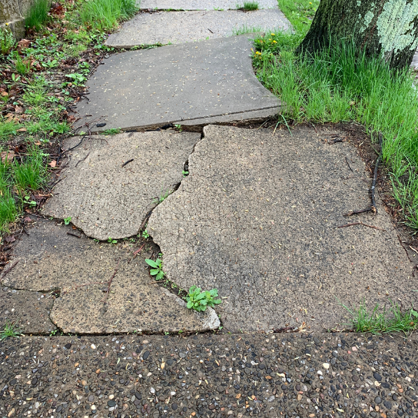 crack sidewalk