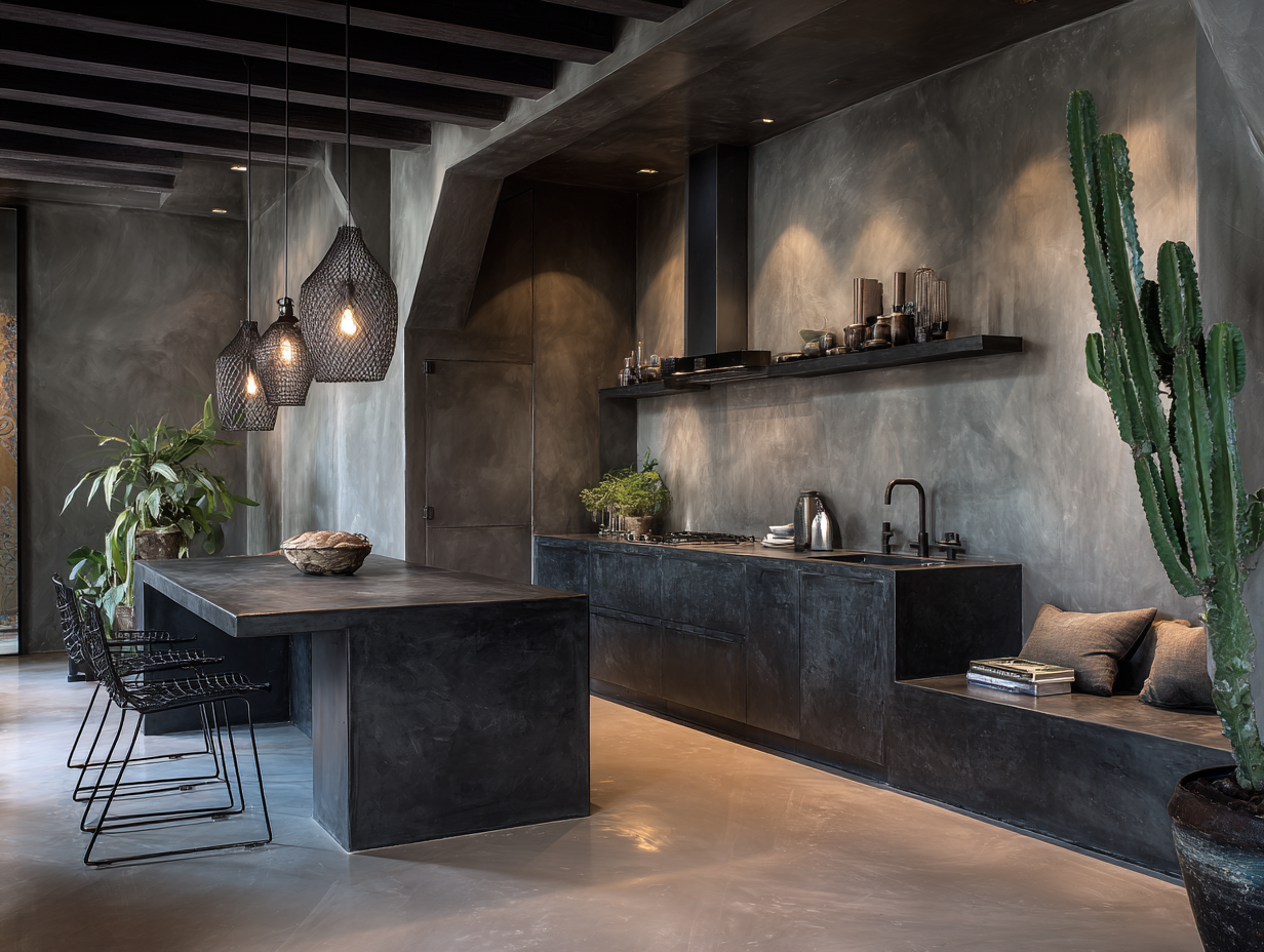 microcement for kitchen