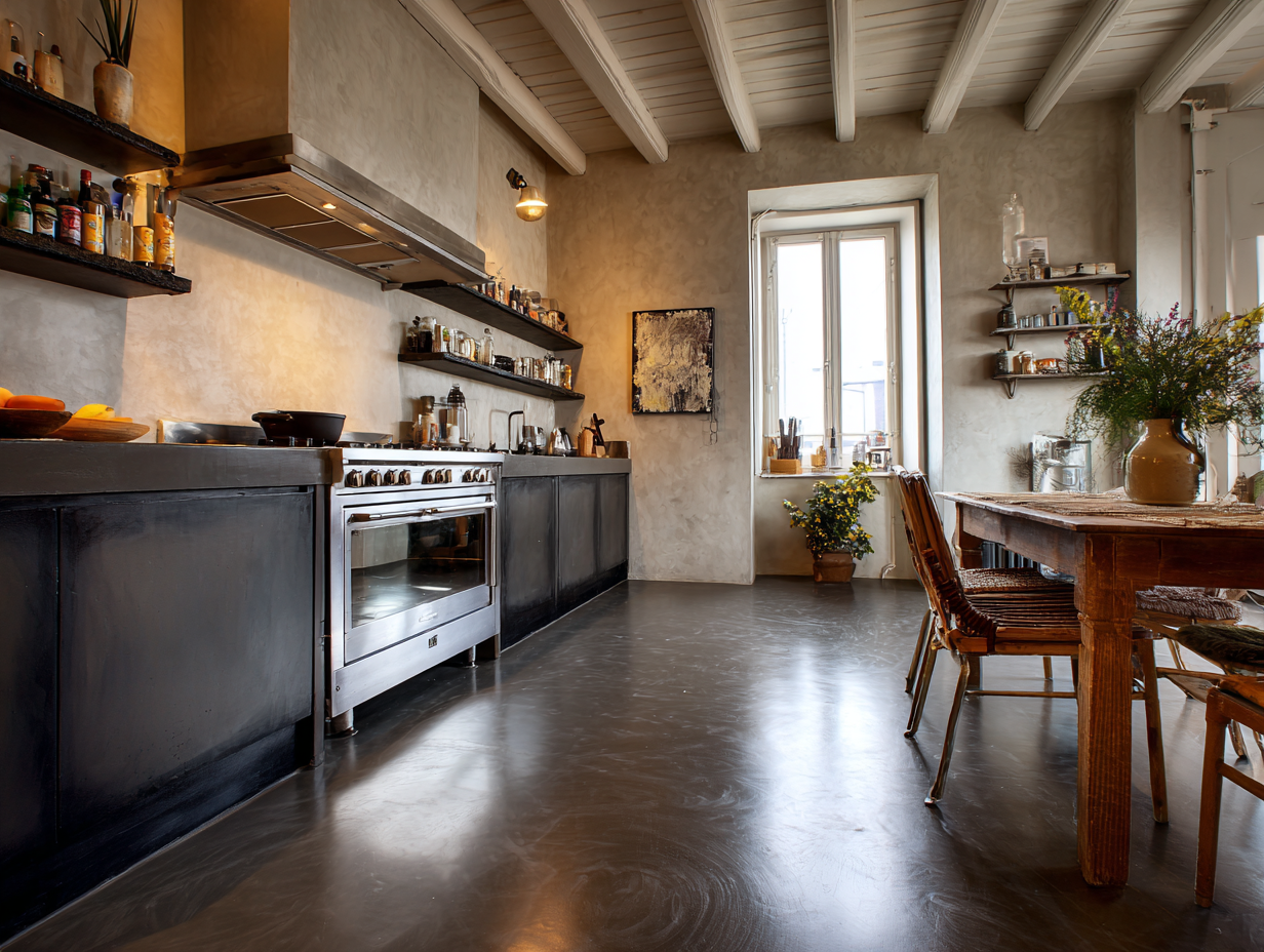microcement kitchen toronto